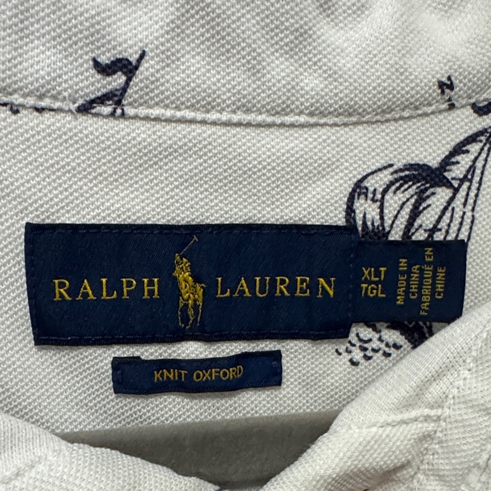 Ralph Lauren Blue Label White Sailboat XL Polo Shirt - Picture 2 of 9